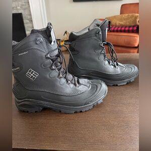 Columbia Black Waterproof Winter Hiking Boots